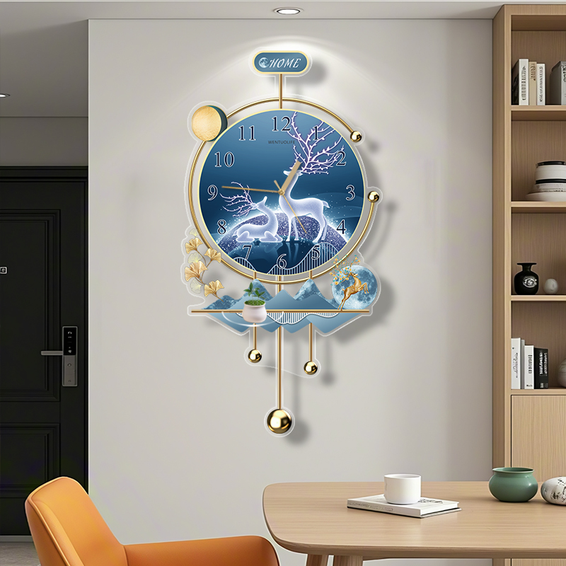 Interior Design Quiet Luxury - Настенные часы в стиле дзен, молодежные